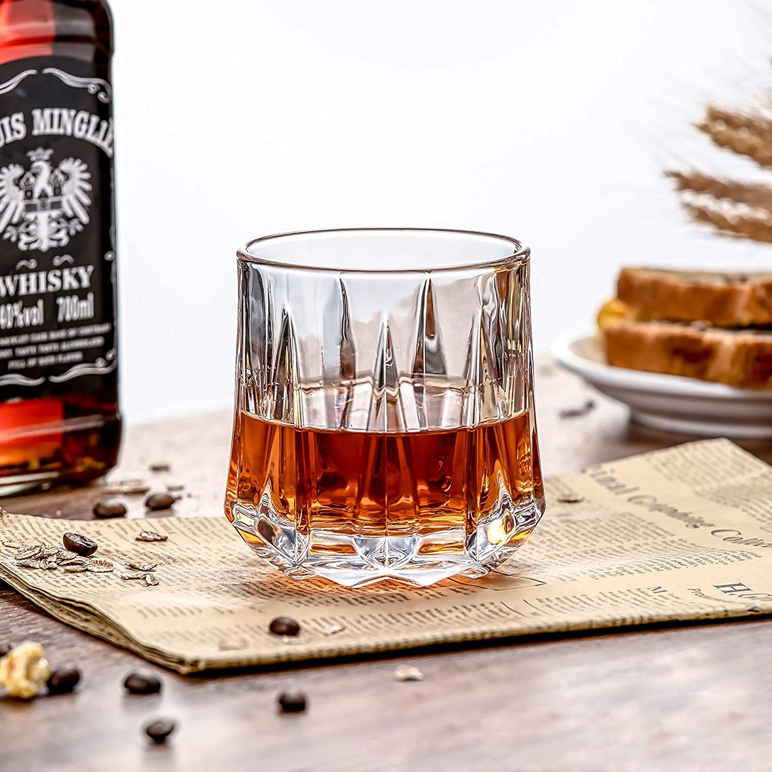 crystal whiskey tumbler