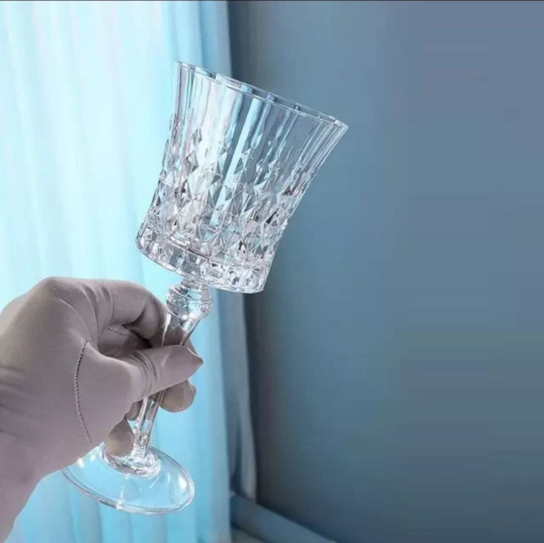 crystal wine glasses set
