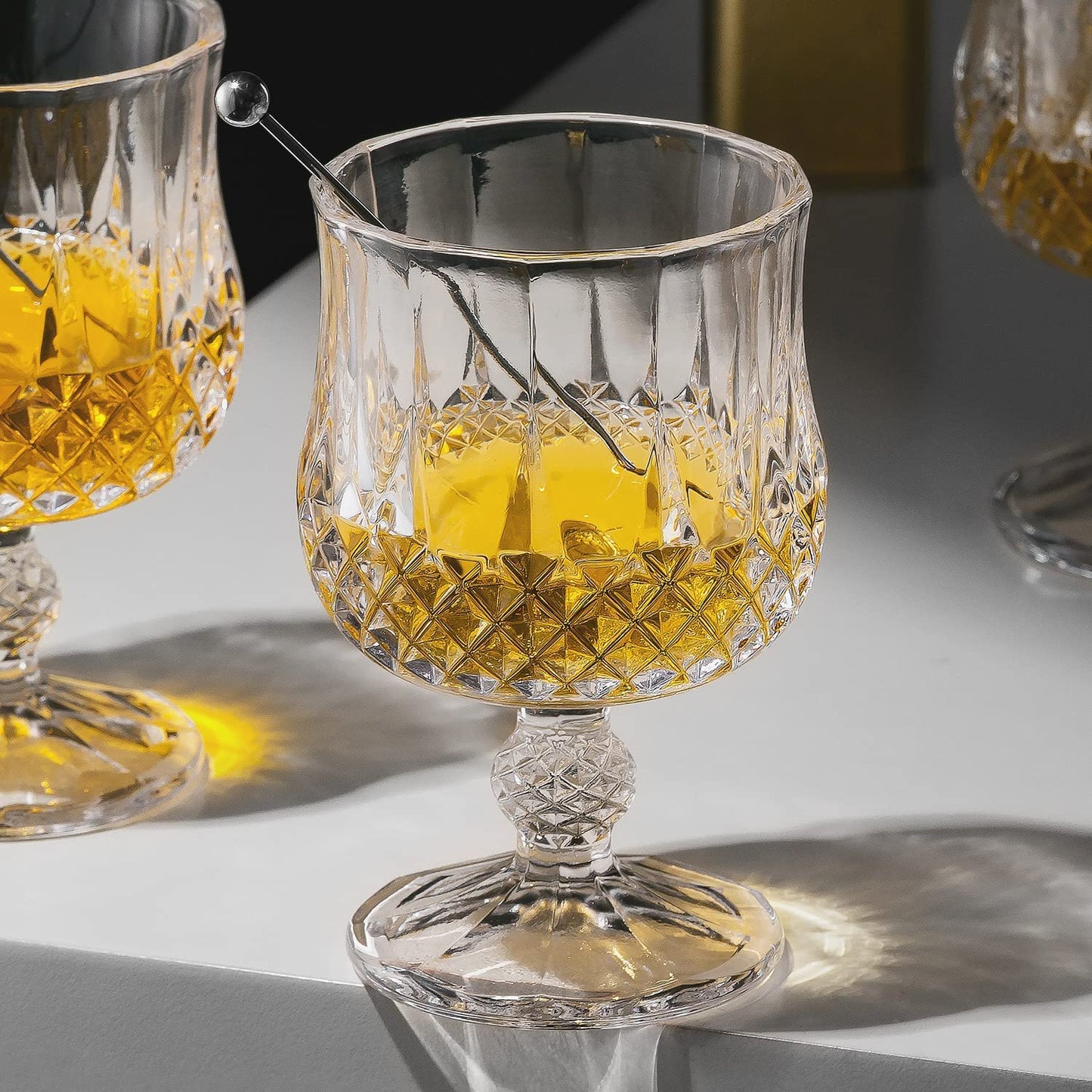 elegant crystal glass set