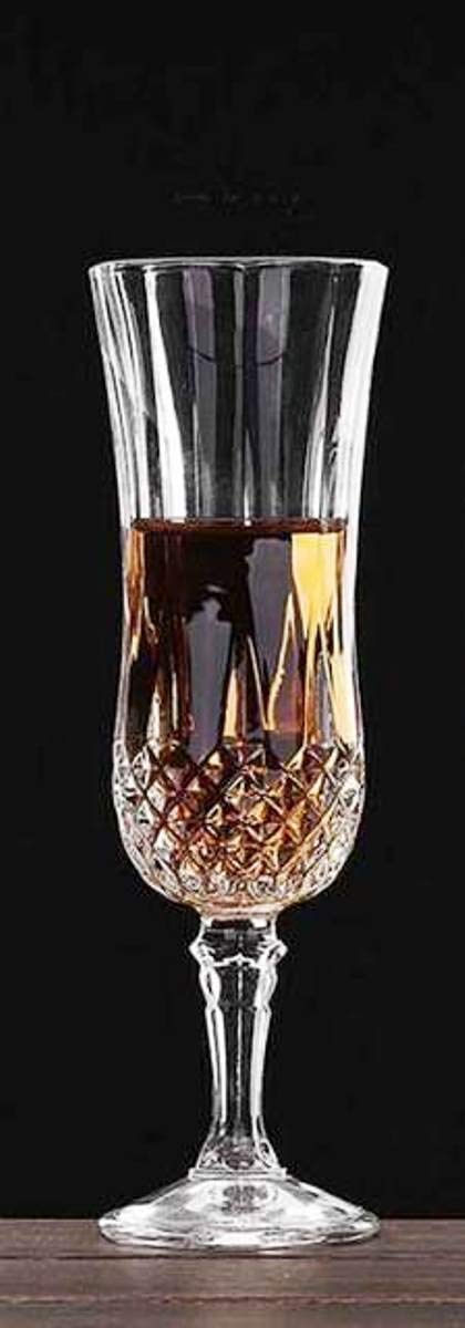 elegant wine glass