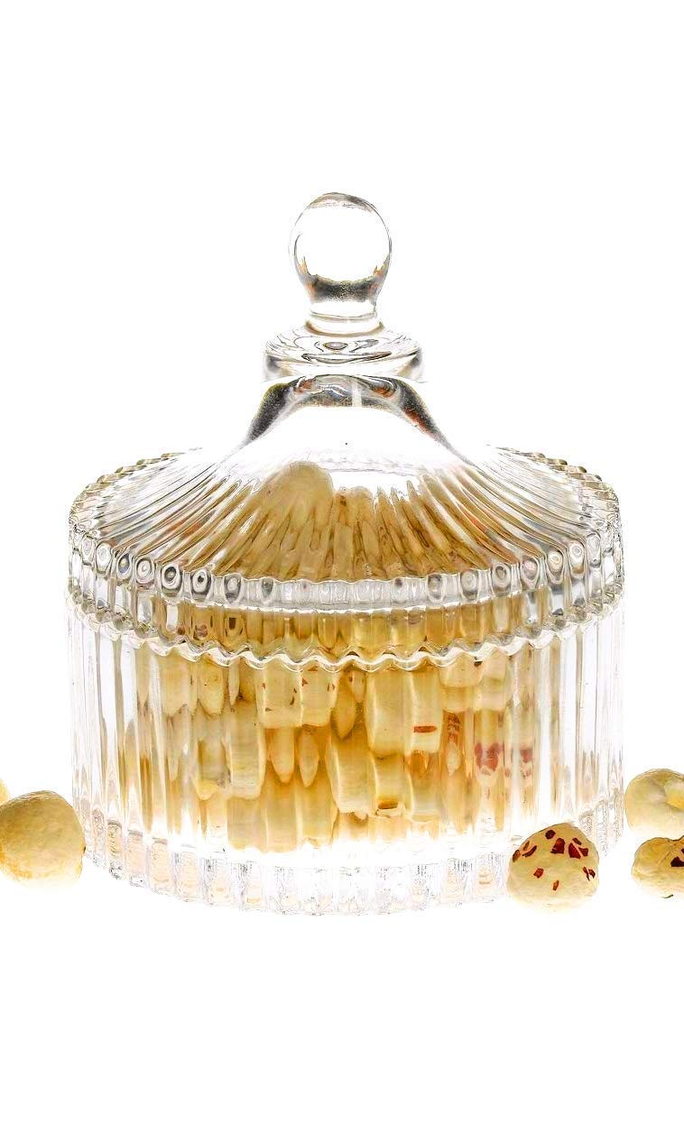 crystal dry fruit serving bowl setglass candy jar for chocolates