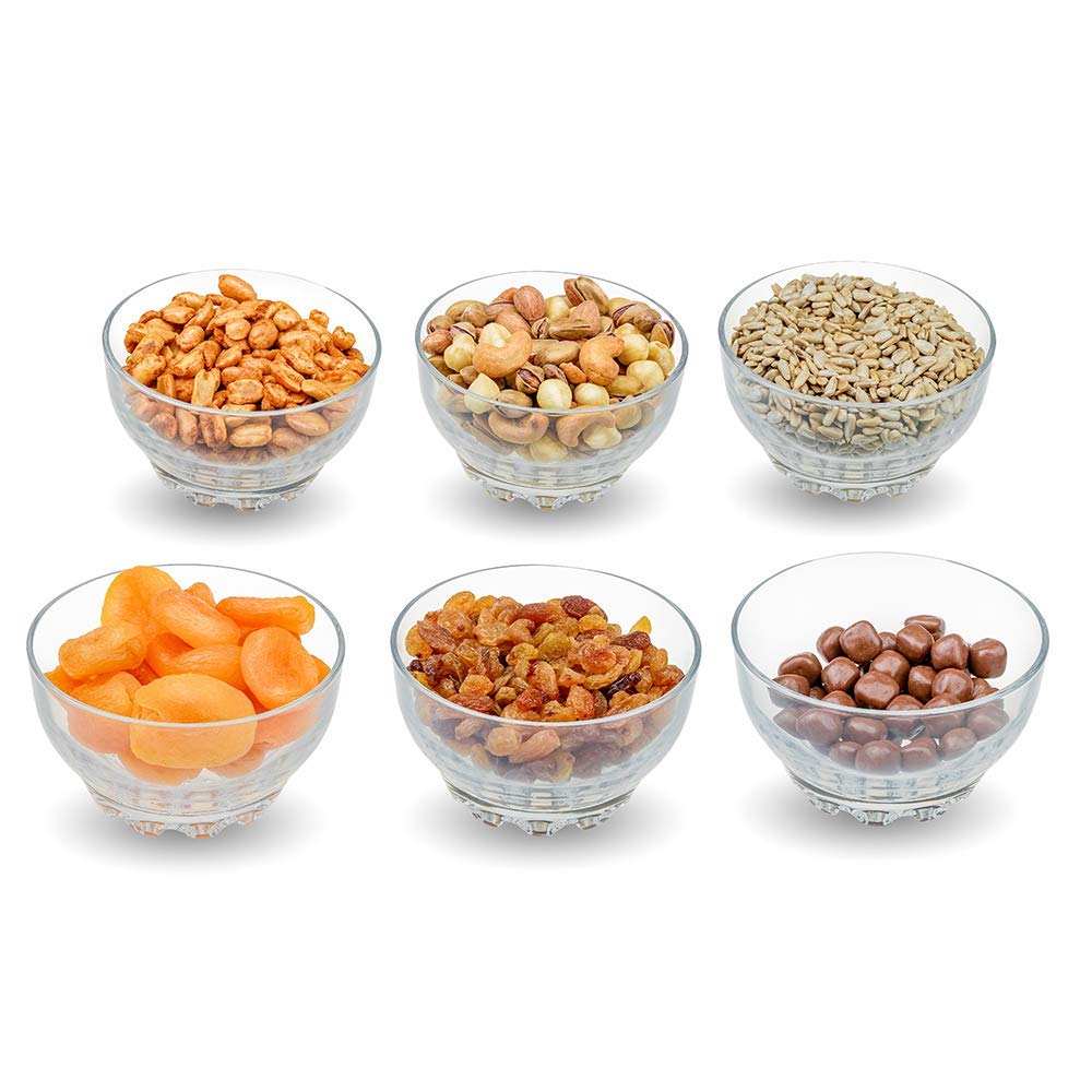 glass ice cream bowl set