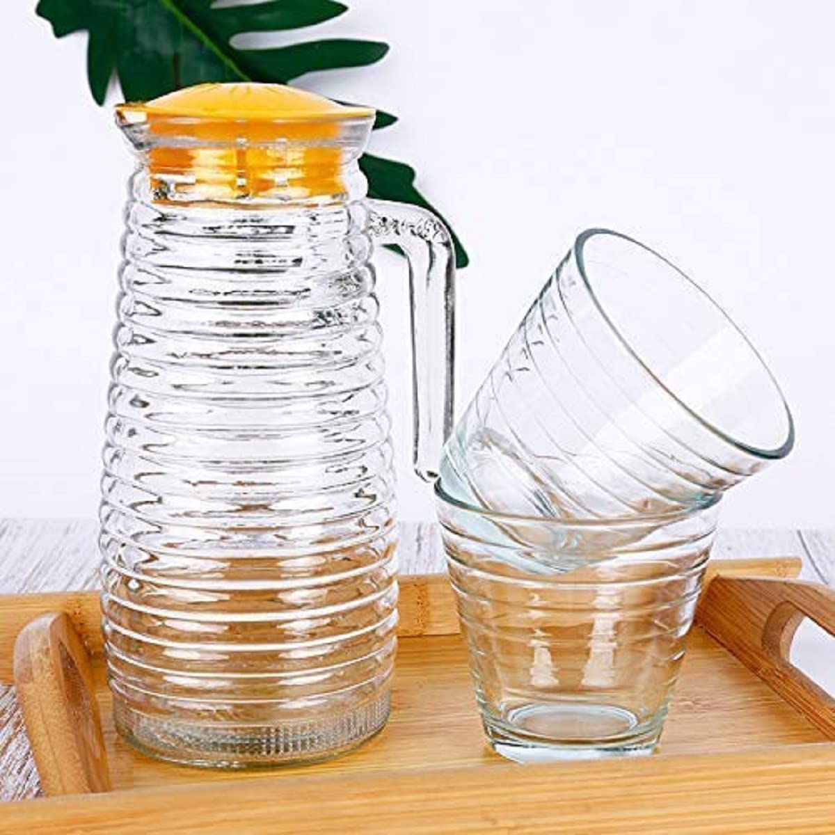 glass juice jug