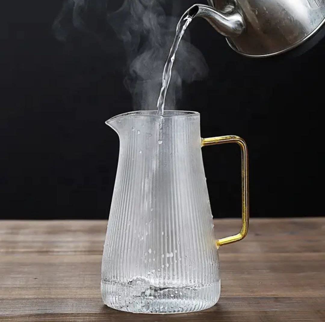 glass pitcher