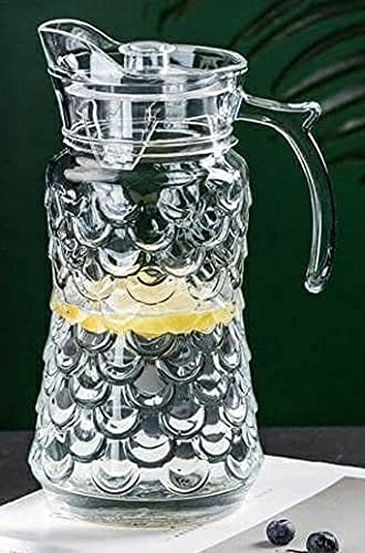glass pitcher for hot cold drinks