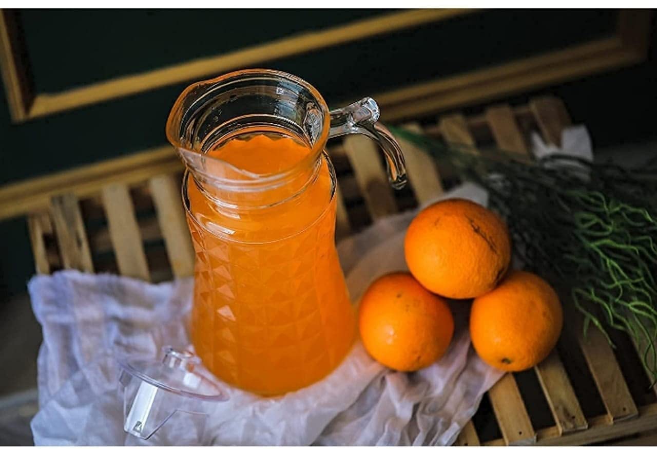 glass pitcher for iced tea juice