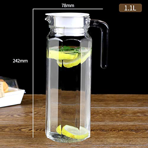 glass pitcher for iced tea lemonade