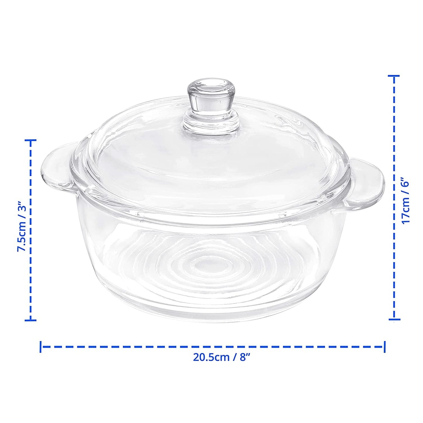 glass serving bowl