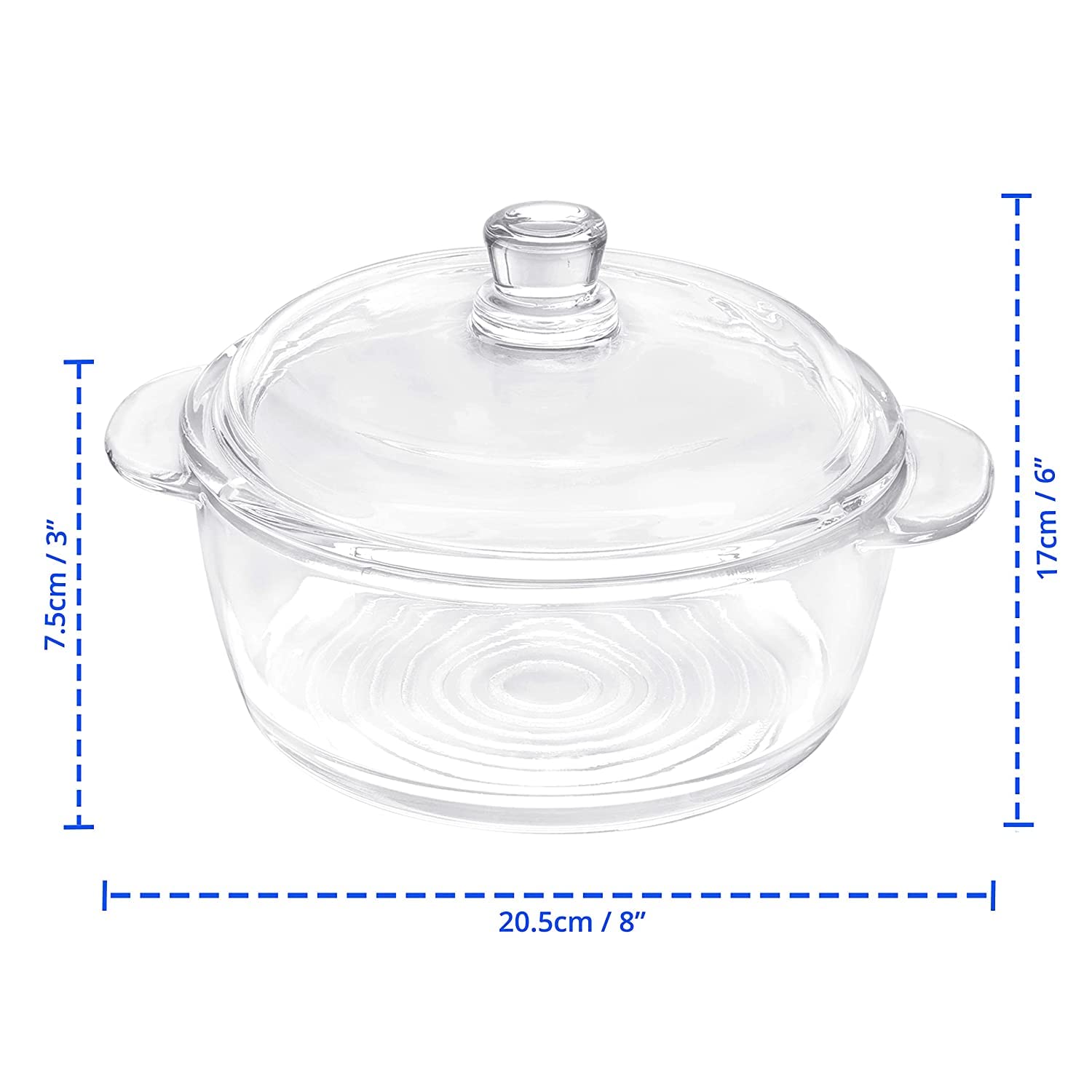 glass serving bowl