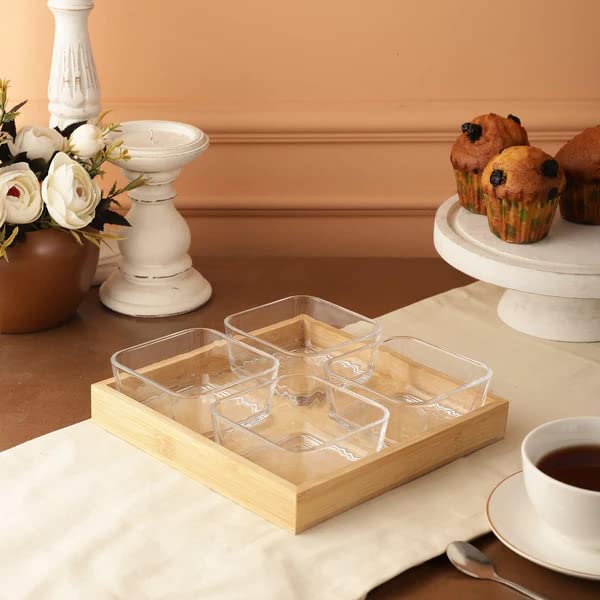 glass serving bowl