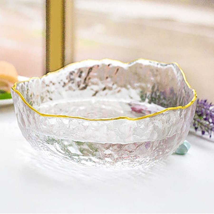 glass soup snack serving bowl