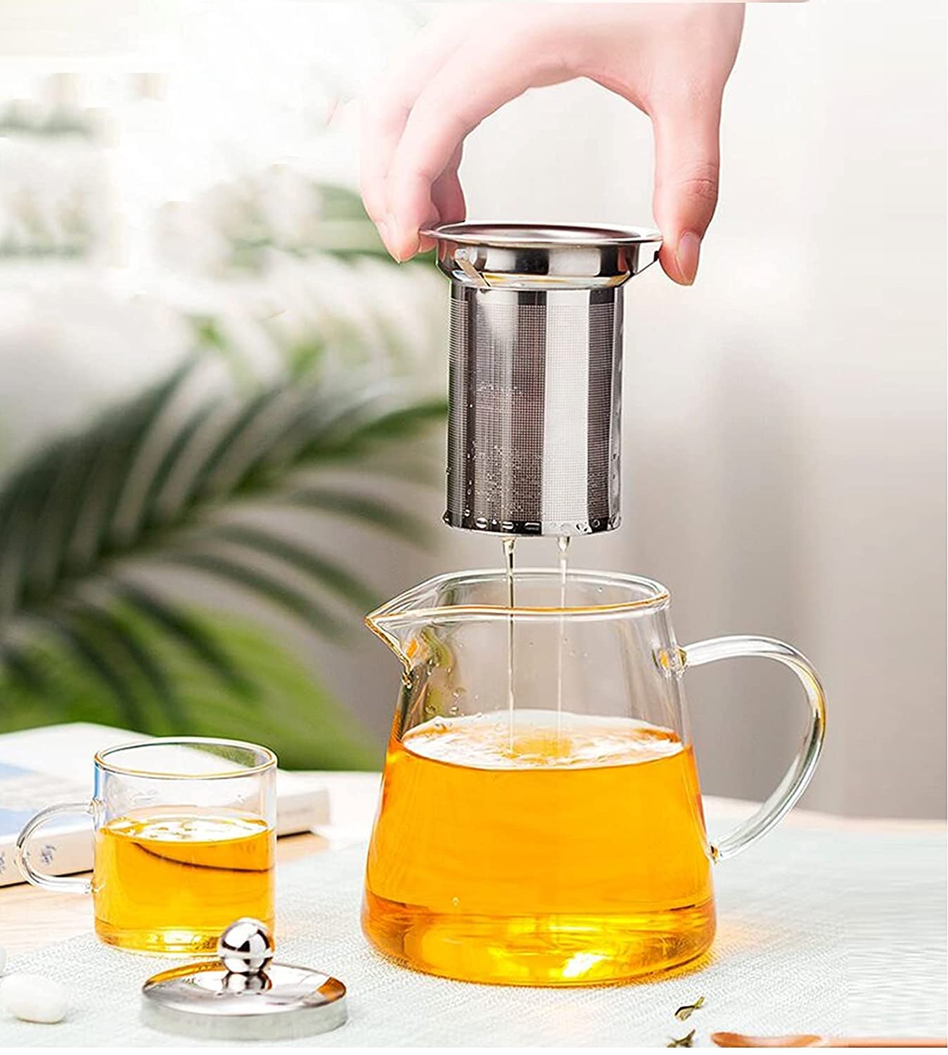 glass teapot