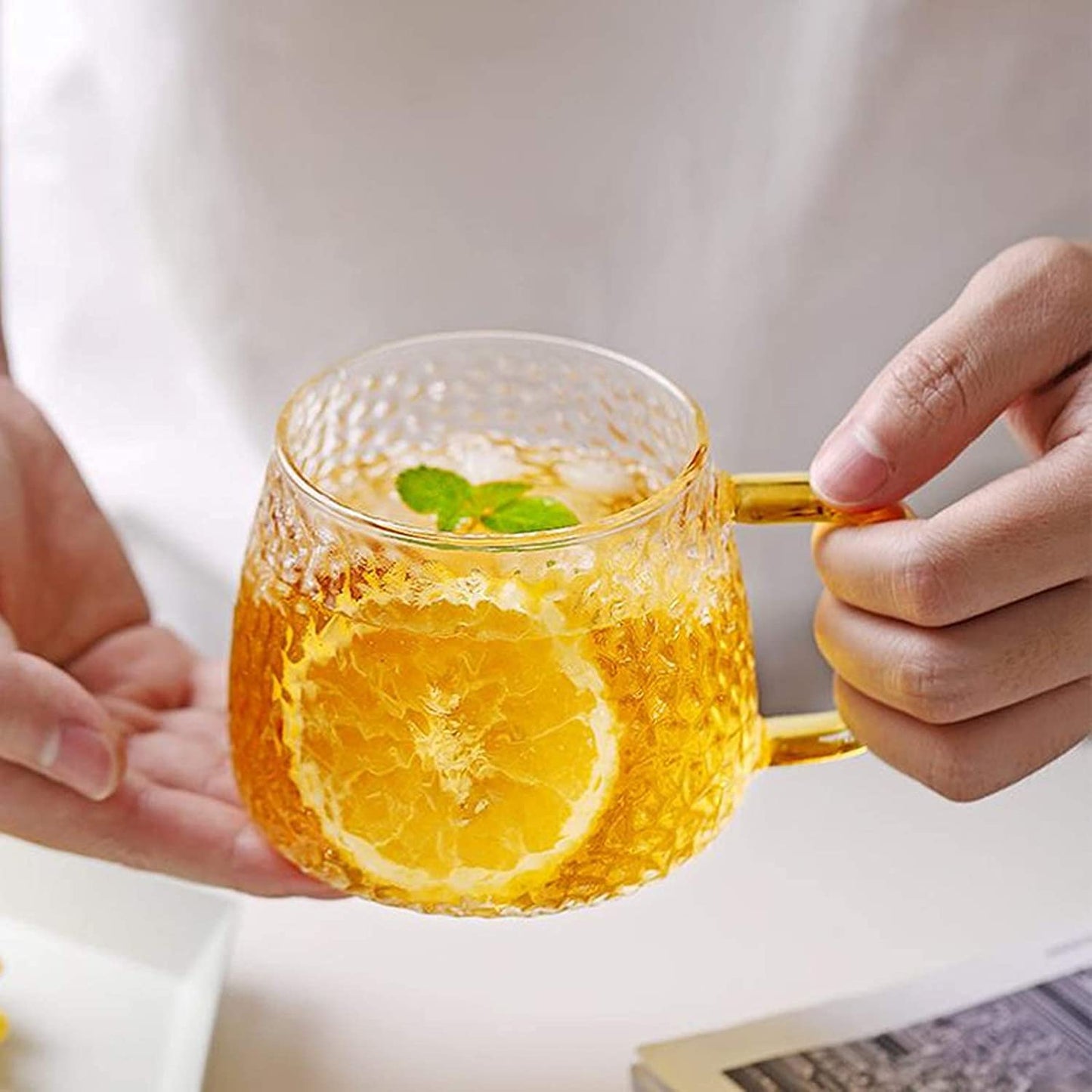 halbhai Large Glass Latte Mug