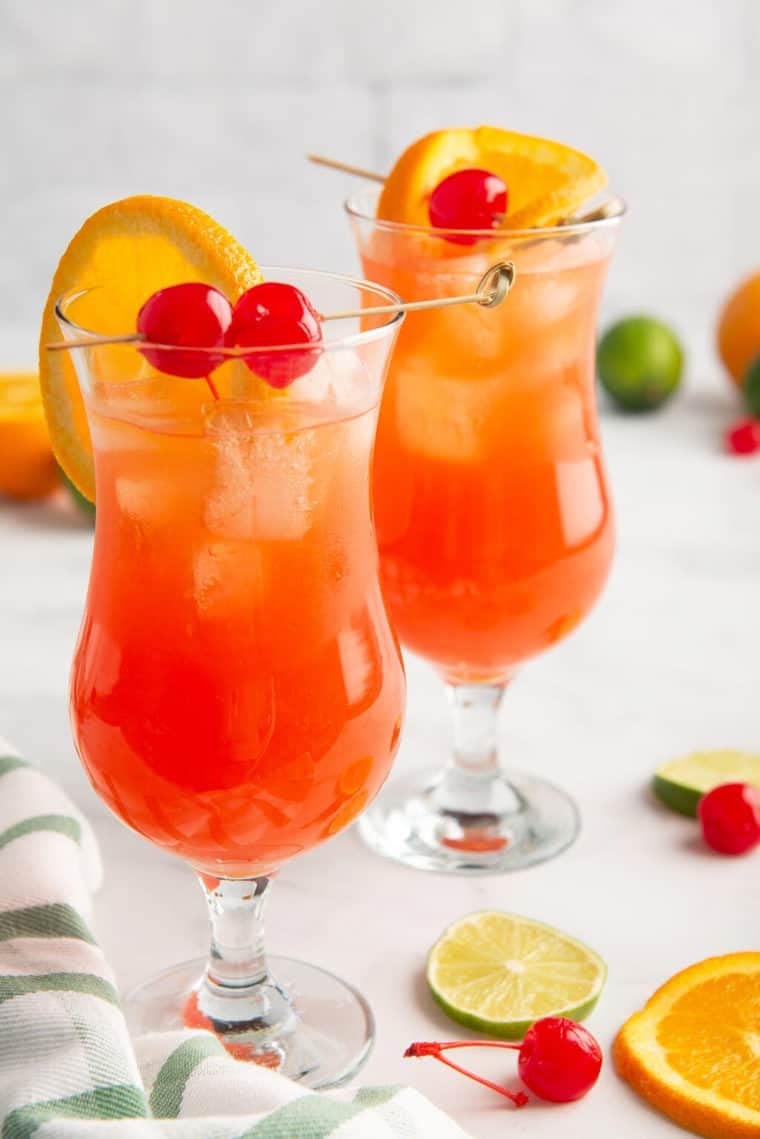 hurricane cocktail glass set 450ml chalbhai