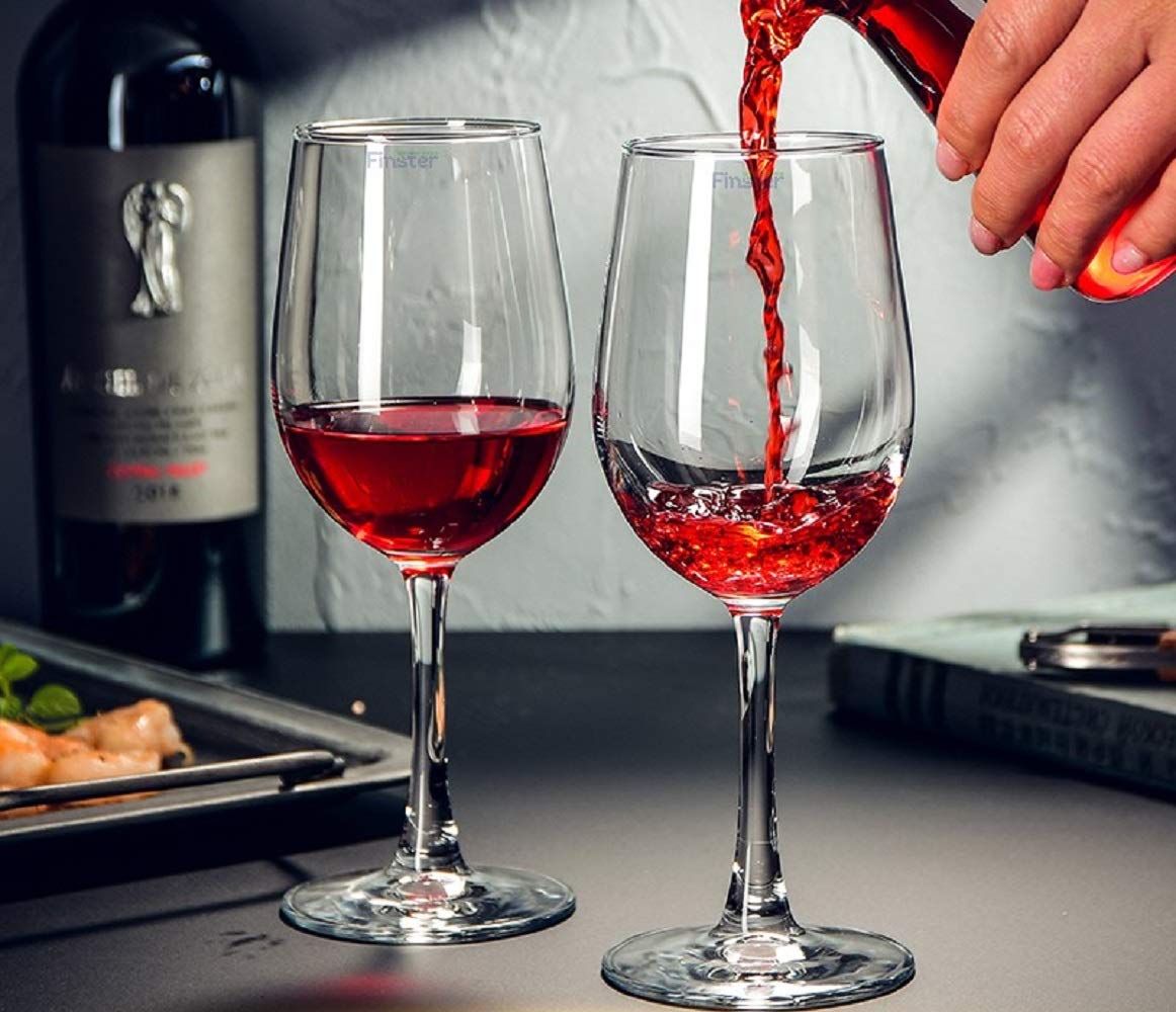 long wine glass set