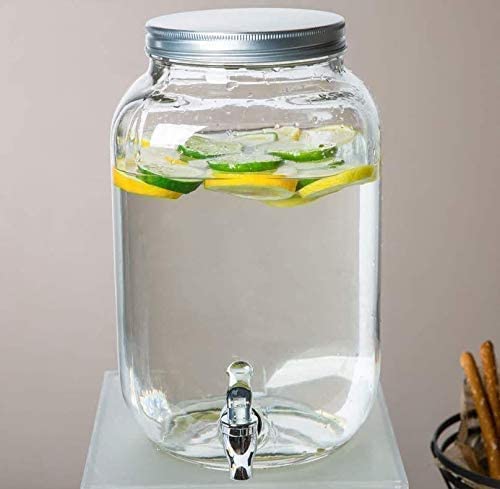 mason jar beverage dispenser with spigot