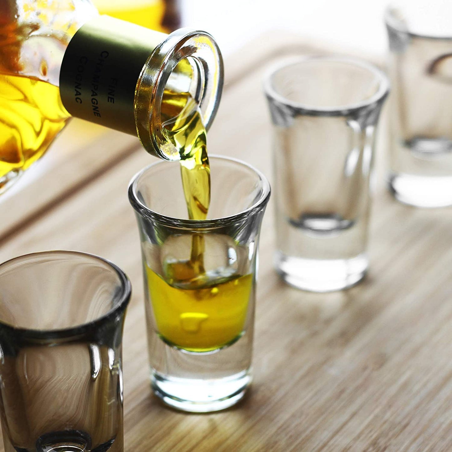mini liquor shot glasses bar set