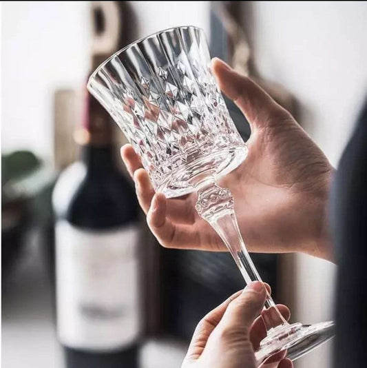 royal crystal wine glass