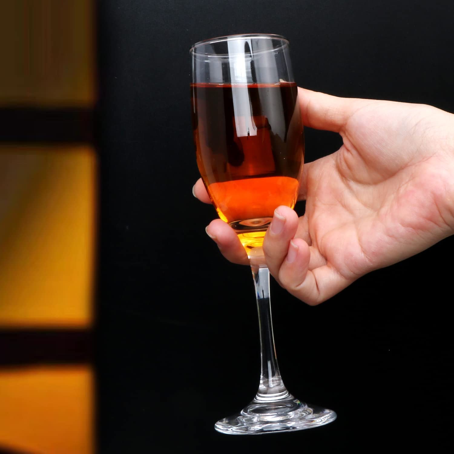 sparkling wine glass