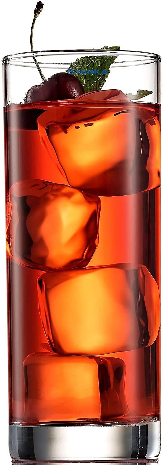 tall crystal juice glasses for cocktails