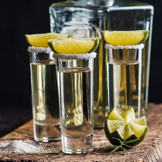 tall shot glass set 60ml clear