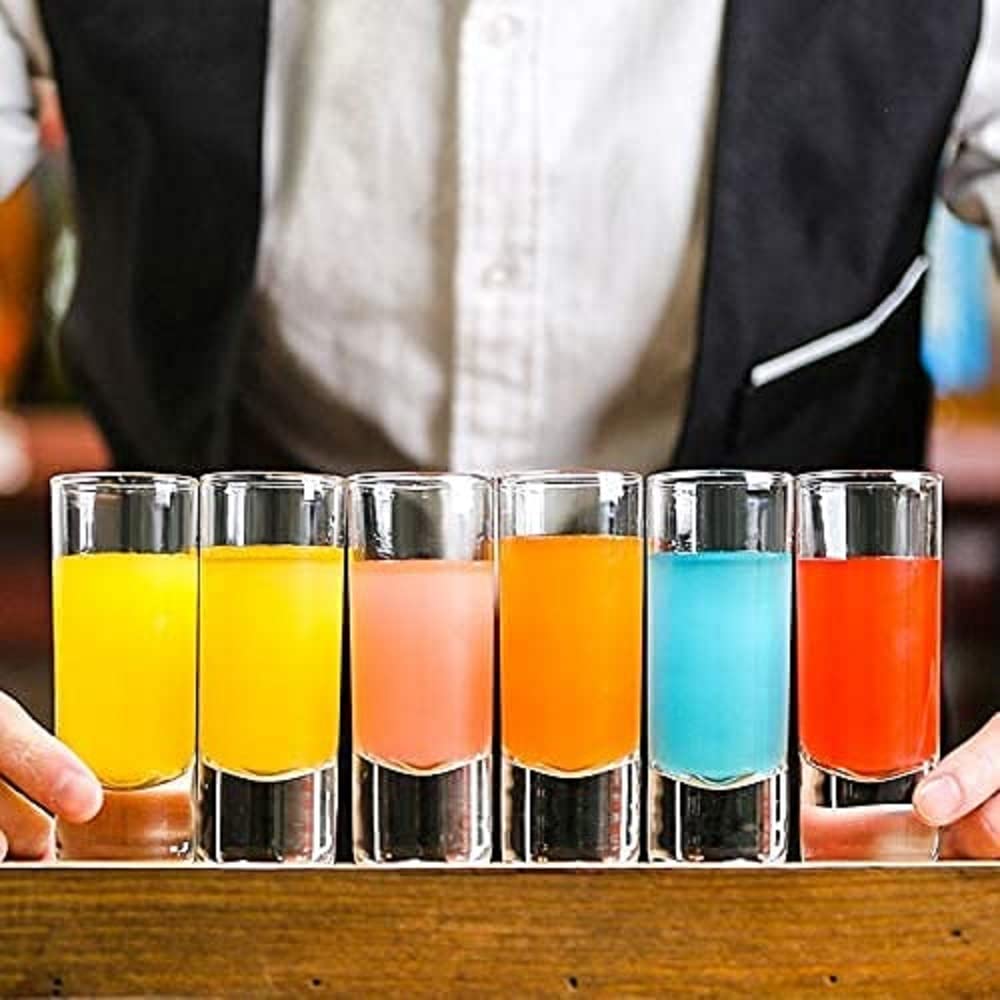 vodka tequila shooter glasses set of 6