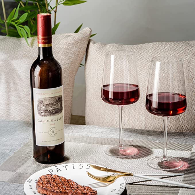 white wine glass crystal